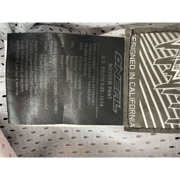 O'Neal Mayhem Bike pants Youth 12-14 padded Knees - Picture 10 of 11